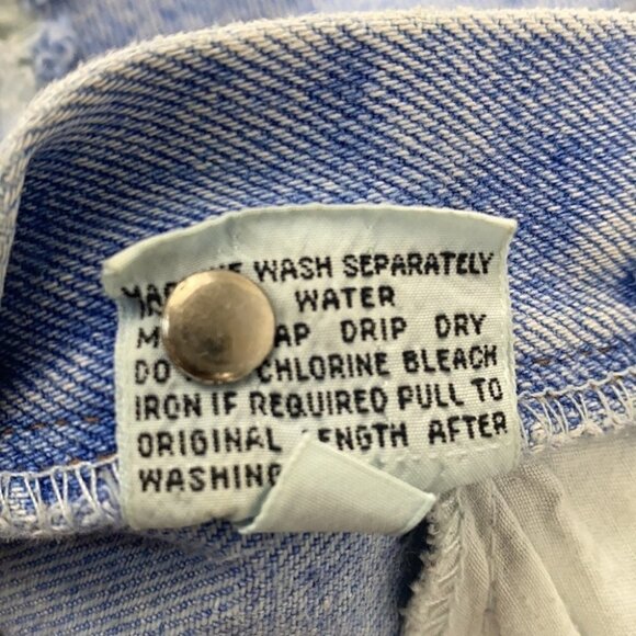 Vintage Bill‎ Blass High-Waist Distress Shorts size 10 - Picture 8 of 11